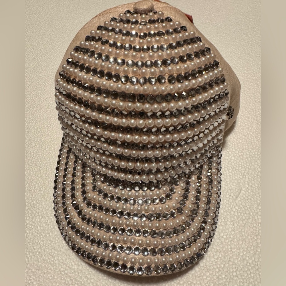 Juicy Couture Cream and White Knitted Hat